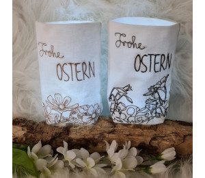 Stickserie - ITH Lichtbeutel Ostermorgen - 3 Motive & 4 Größen